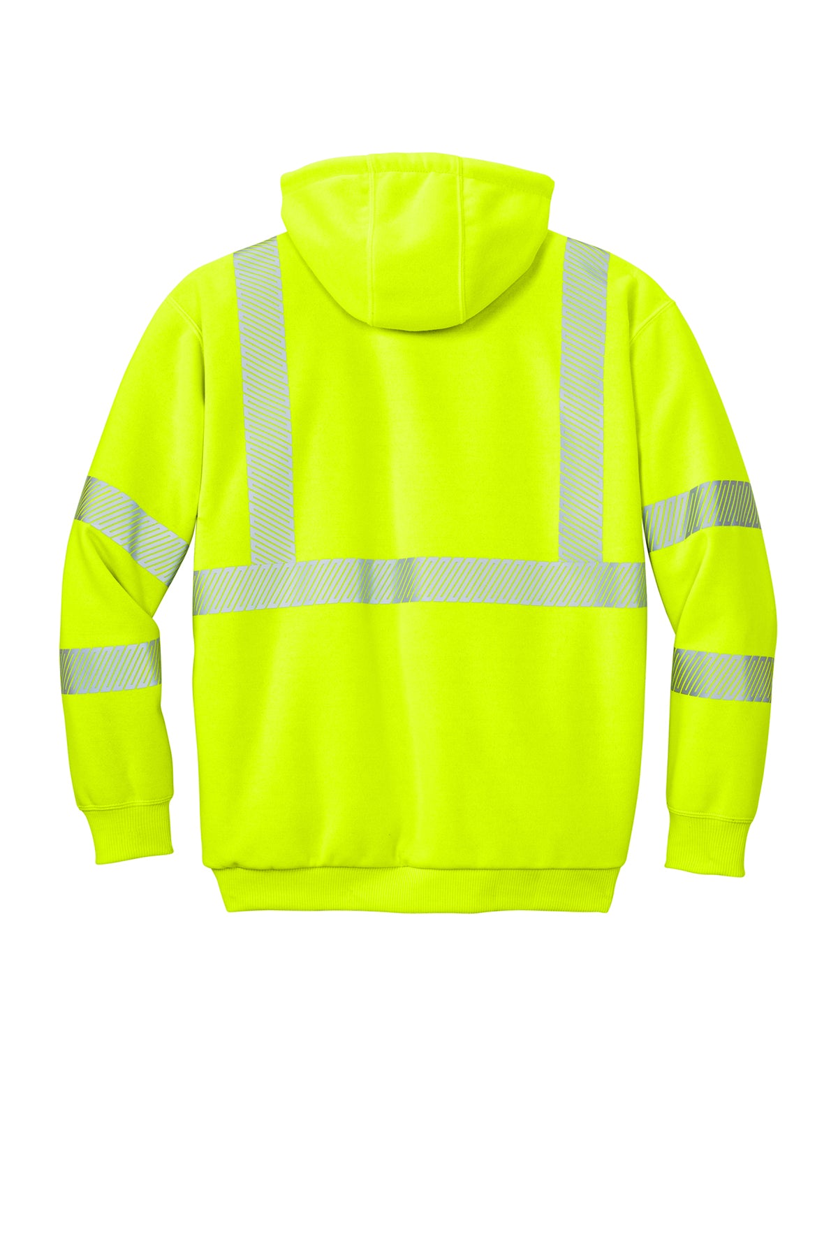 CMC WORKFORCE Carhartt® ANSI 107 Class 3 Lined Full-Zip Sweatshirt - Brite Lime