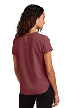 Load image into Gallery viewer, EUPHORIA Mercer+Mettle™ Women&#39;s Stretch Crepe Crew - Rosewood
