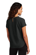 Load image into Gallery viewer, EUPHORIA Mercer+Mettle™ Women&#39;s Stretch Crepe Crew - Deep Black
