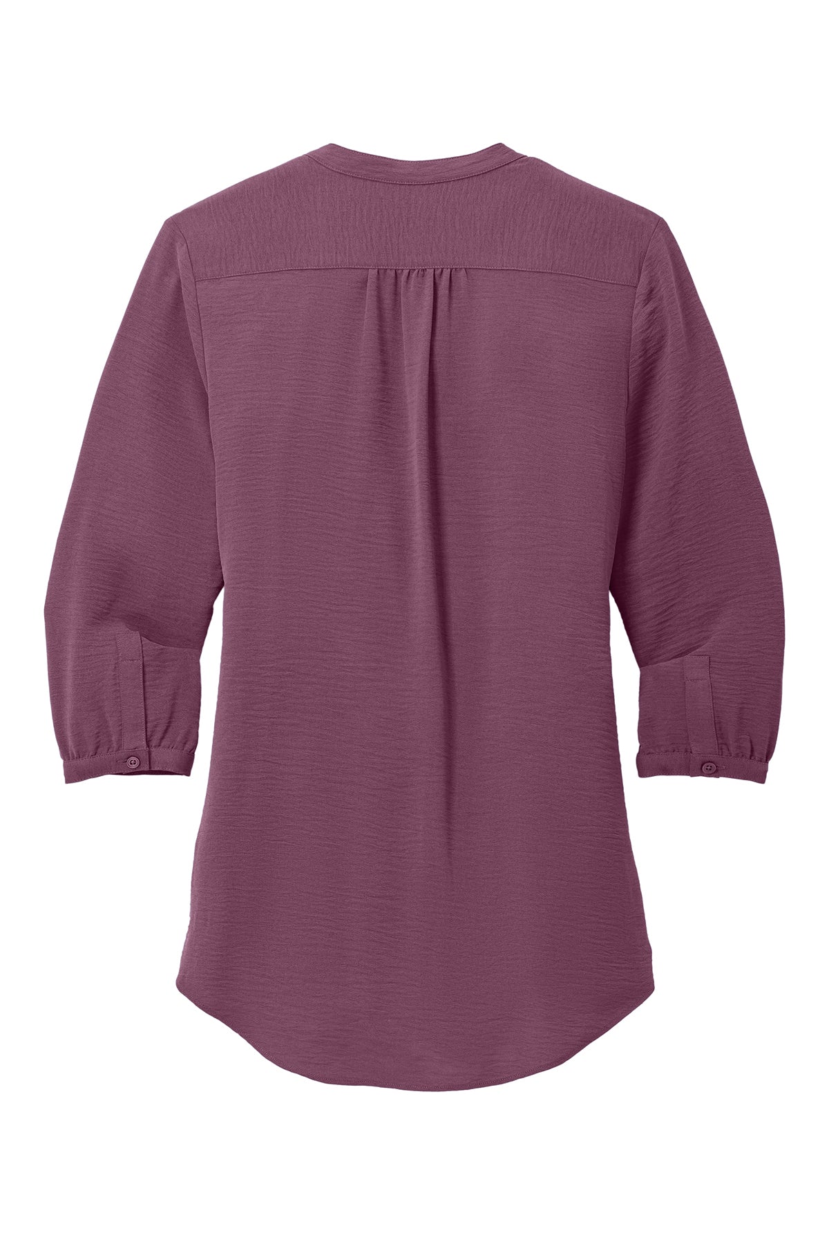 EUPHORIA Port Authority® Ladies 3/4-Sleeve Textured Crepe Tunic - Purple  Mist