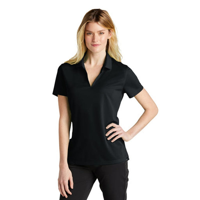 NEW LINCOLN TECH - Nike Ladies Dri-FIT Micro Pique 2.0 Polo - Black