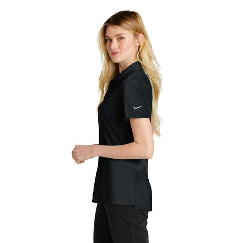 NEW LINCOLN TECH - Nike Ladies Dri-FIT Micro Pique 2.0 Polo - Black