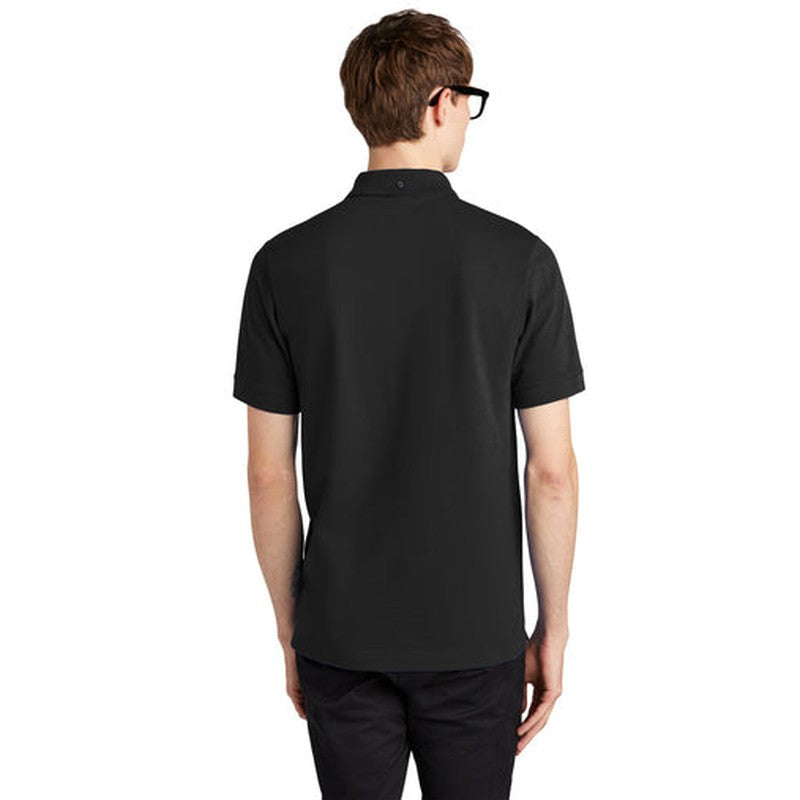 NEW LINCOLNTECH - Mercer+Mettle® Stretch Heavyweight Pique Polo - Deep Black