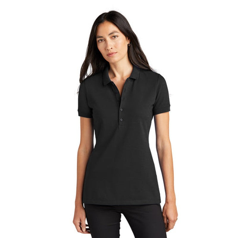 LINCOLN TECH - Mercer+Mettle® Women’s Stretch Heavyweight Pique Polo - Deep Black