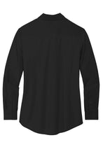 Load image into Gallery viewer, EUPHORIA Mercer+Mettle™ Women’s Long Sleeve Stretch Woven Shirt - Deep Black
