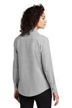 Load image into Gallery viewer, EUPHORIA Mercer+Mettle™ Women’s Long Sleeve Stretch Woven Shirt - Gusty Grey End On End
