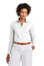 Load image into Gallery viewer, EUROPHIA Brooks Brothers® Women’s Wrinkle-Free Stretch Pinpoint Shirt - White
