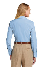 Load image into Gallery viewer, EUROPHIA Brooks Brothers® Women’s Wrinkle-Free Stretch Nailhead Shirt - Newport Blue
