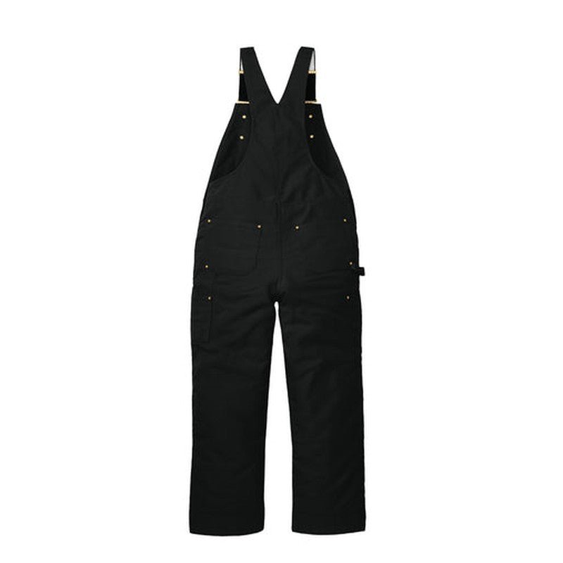 NEW LINCOLN TECH - Carhartt® Firm Duck Insulated Bib Overalls - Black