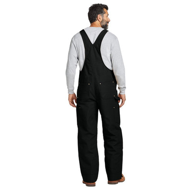 NEW LINCOLN TECH - Carhartt® Firm Duck Insulated Bib Overalls - Black