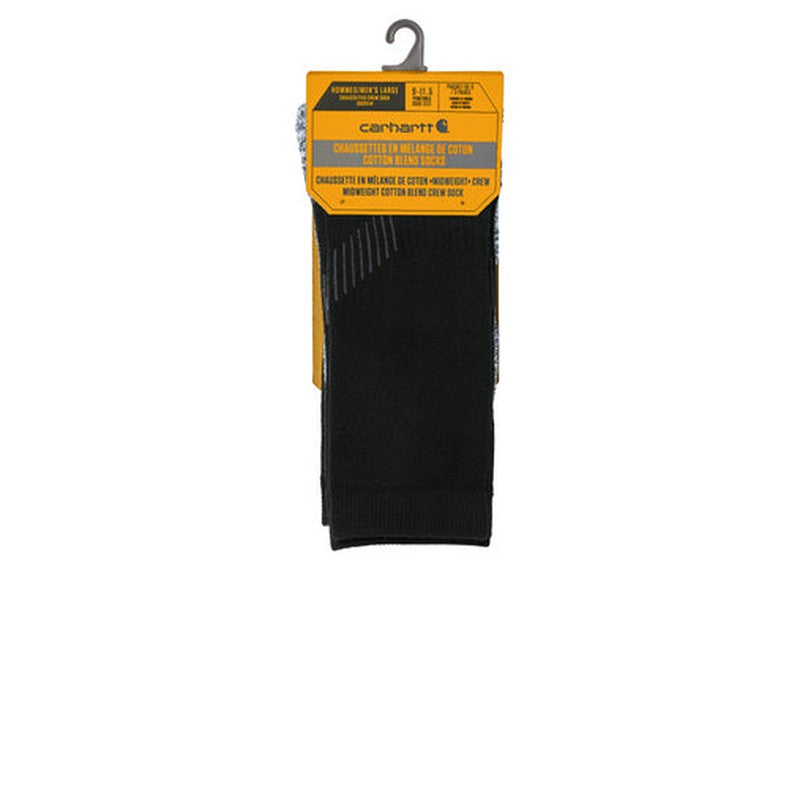 NEW LINCOLN TECH - Carhartt Force® Midweight Crew Sock (3-Pack) - Black