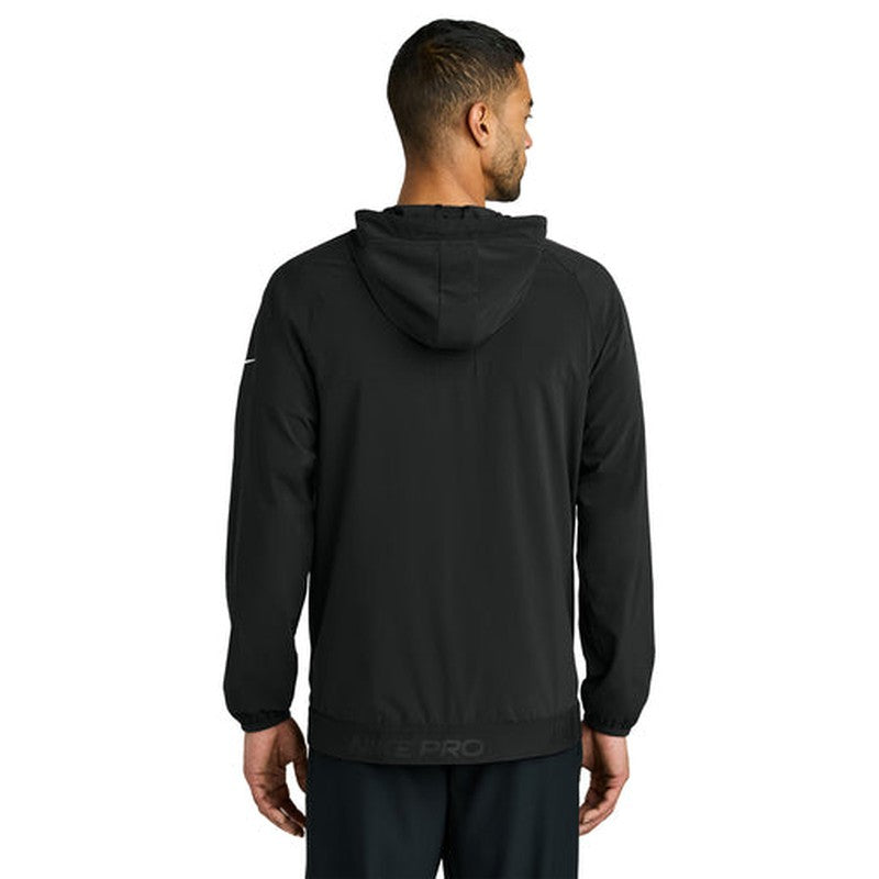 NEW LINCOLN TECH - Nike Pro Hooded Jacket - Black