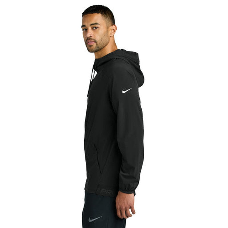 NEW LINCOLN TECH - Nike Pro Hooded Jacket - Black