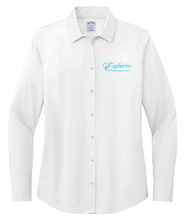 Load image into Gallery viewer, EUROPHIA Brooks Brothers® Women’s Wrinkle-Free Stretch Pinpoint Shirt - White
