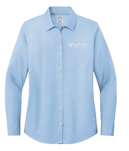 Load image into Gallery viewer, EUROPHIA Brooks Brothers® Women’s Wrinkle-Free Stretch Pinpoint Shirt - Newport Blue
