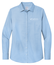 Load image into Gallery viewer, EUROPHIA Brooks Brothers® Women’s Wrinkle-Free Stretch Nailhead Shirt - Newport Blue
