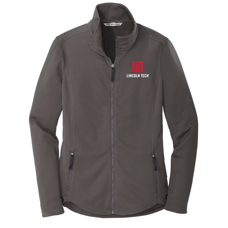 LINCOLN TECH Port Authority ® Ladies Collective Smooth Fleece Jacket - Graphite