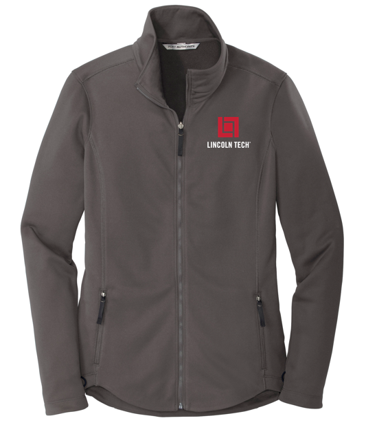 LINCOLN TECH Port Authority ® Ladies Collective Smooth Fleece Jacket - Graphite