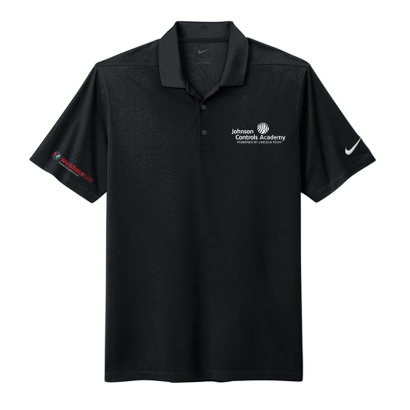 JOHNSON CONTROLS WORKFORCE Nike Dri-FIT Micro Pique 2.0 Polo - BLACK