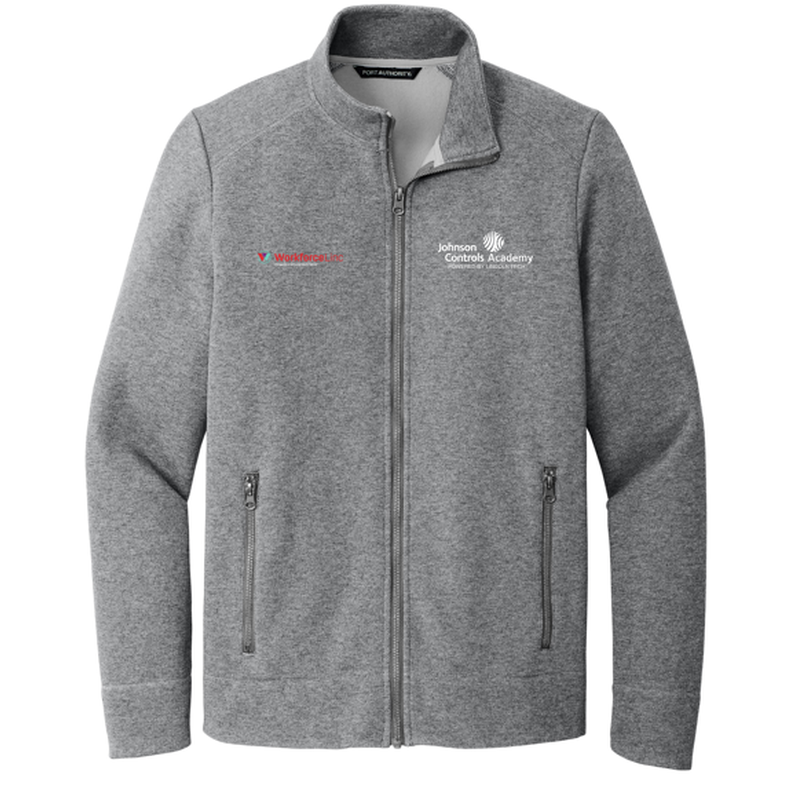 JOHNSON CONTROLS WORKFORCE Port Authority® Network Fleece Jacket - Grey Heather