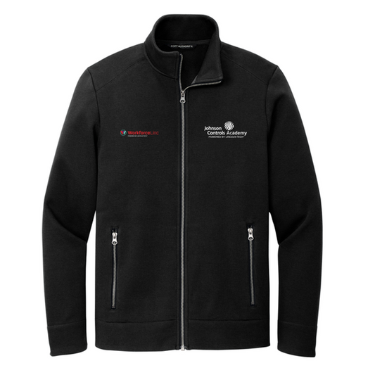 JOHNSON CONTROLS WORKFORCE Port Authority® Network Fleece Jacket - Deep Black