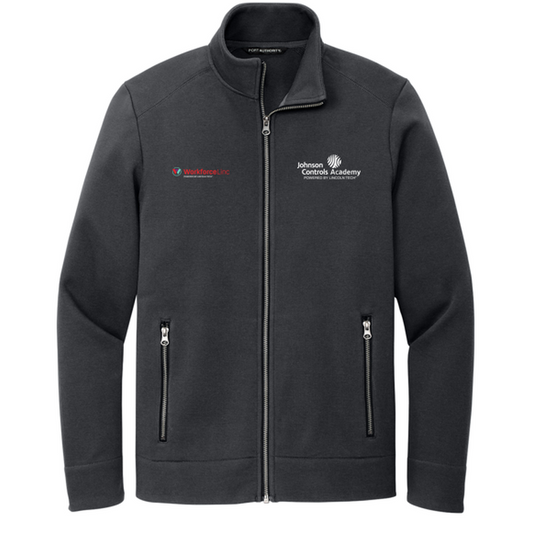 JOHNSON CONTROLS WORKFORCE Port Authority® Network Fleece Jacket - Charcoal