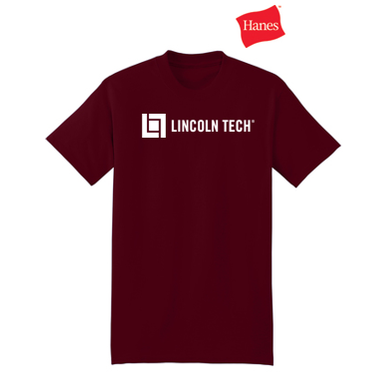 NEW LINCOLNTECH - Hanes® Beefy-T® - 100% Cotton T-Shirt - Maroon