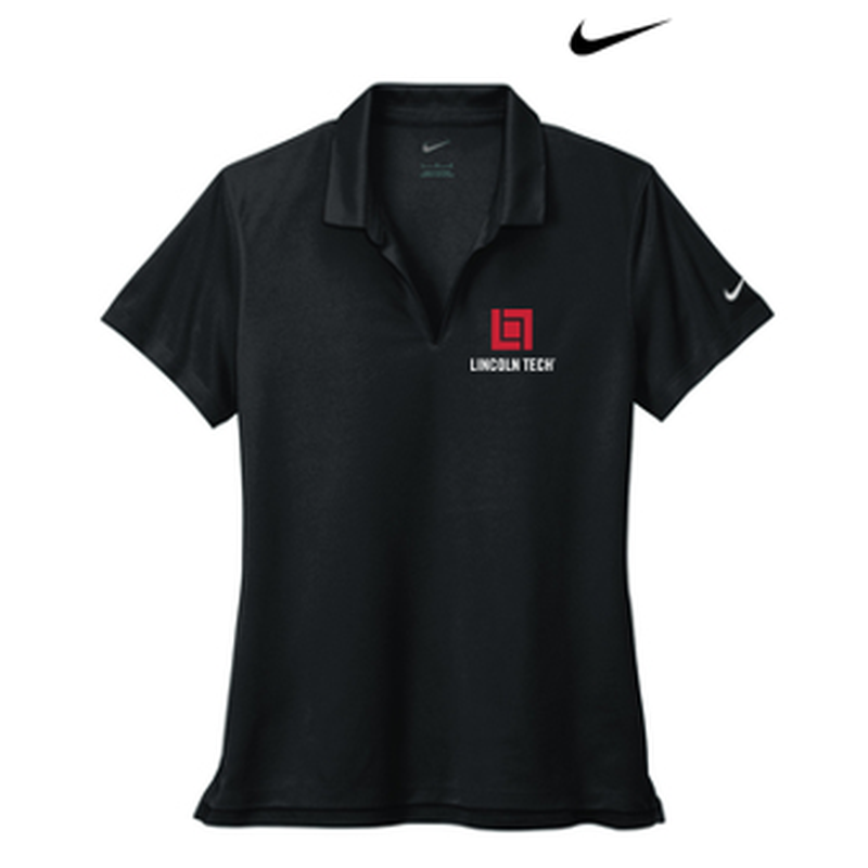 NEW LINCOLN TECH - Nike Ladies Dri-FIT Micro Pique 2.0 Polo - Black