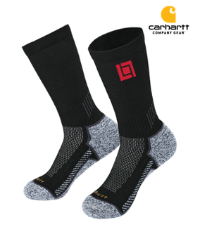 NEW LINCOLN TECH - Carhartt Force® Midweight Crew Sock (3-Pack) - Black