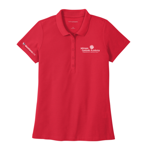 JOHNSON CONTROLS WORKFORCE LADIES SuperPro React ™ Polo - RED