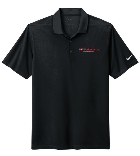 WORKFORCE Nike Dri-FIT Micro Pique 2.0 Polo - BLACK