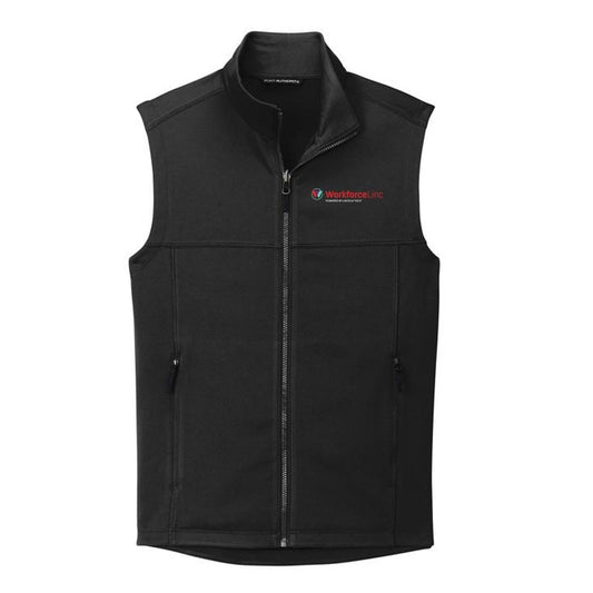 WORKFORCE COLLECTIVE Port Authority® Collective Smooth Fleece Vest - Deep Black