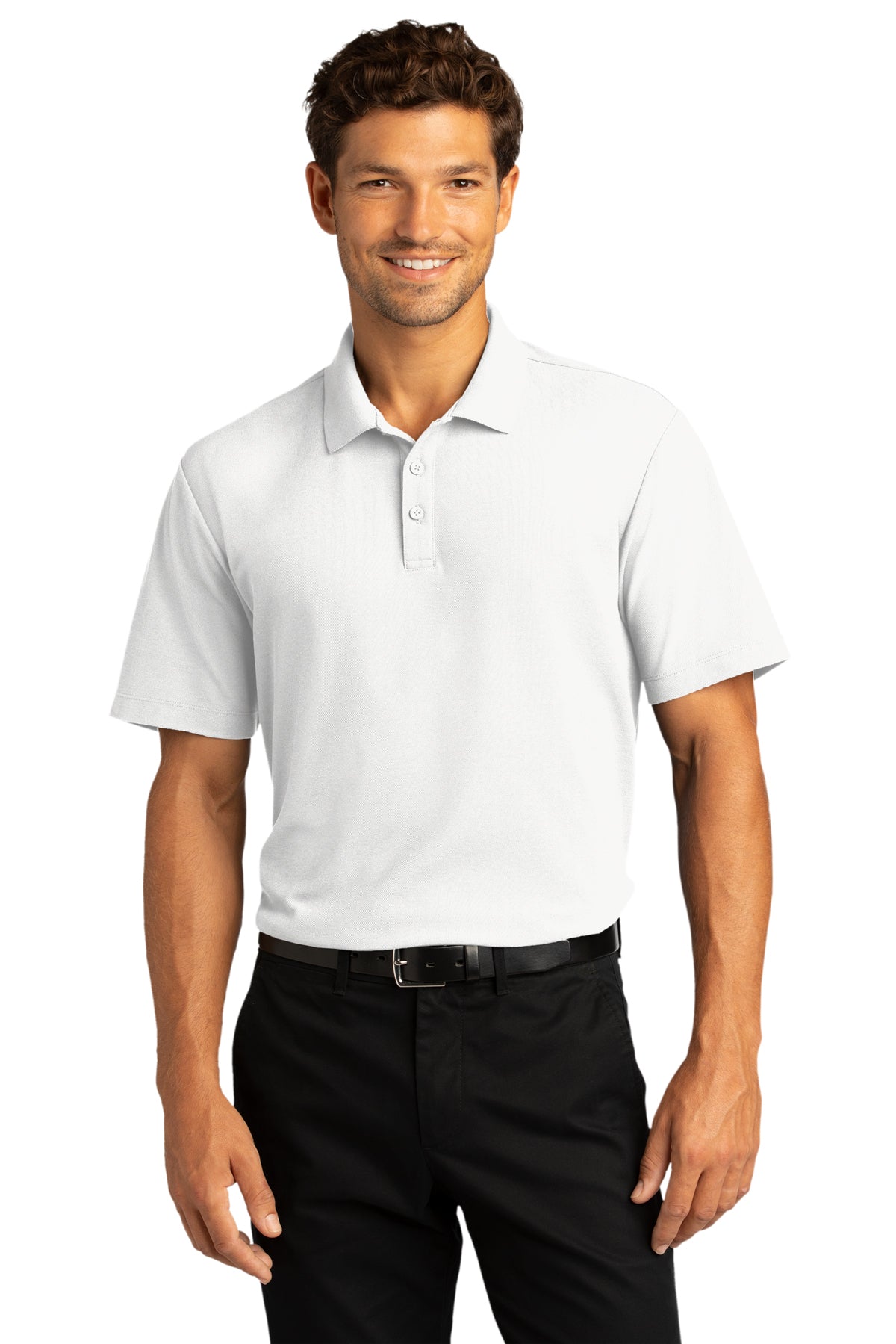 MEN'S SuperPro React ™ Polo - WHITE – LINCOLNTECH