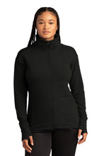 Load image into Gallery viewer, Sport-Tek ® Ladies Sport-Wick ® Flex Fleece Full-Zip - Black
