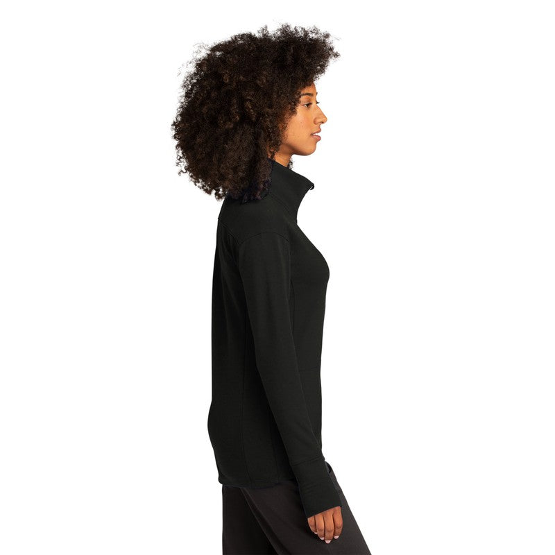 Sport-Tek ® Ladies Sport-Wick ® Flex Fleece Full-Zip - Black