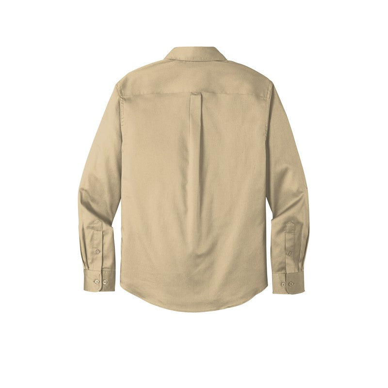 MEN'S Long Sleeve SuperPro React™ Twill Shirt - Wheat