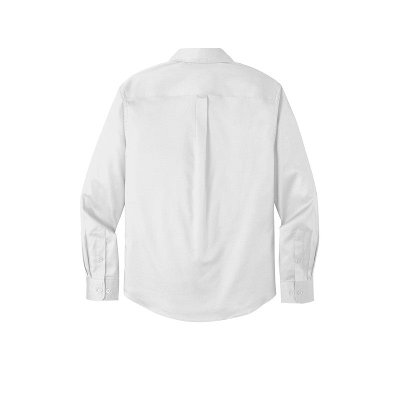 MEN'S Long Sleeve SuperPro React™ Twill Shirt - White