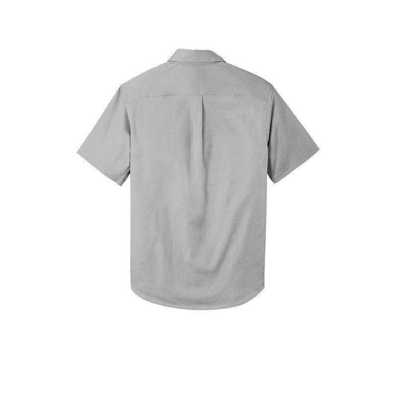 MEN'S Short Sleeve SuperPro React™ Twill Shirt - Gusty Grey