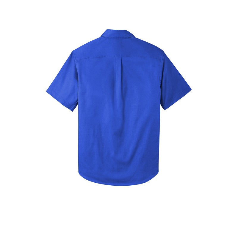 MEN'S Short Sleeve SuperPro React™ Twill Shirt - True Royal