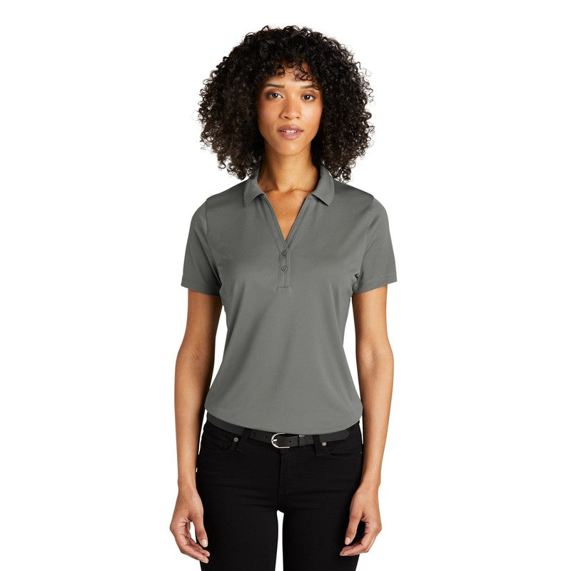 Ladies Recycled Performance Polo - Smoke Grey