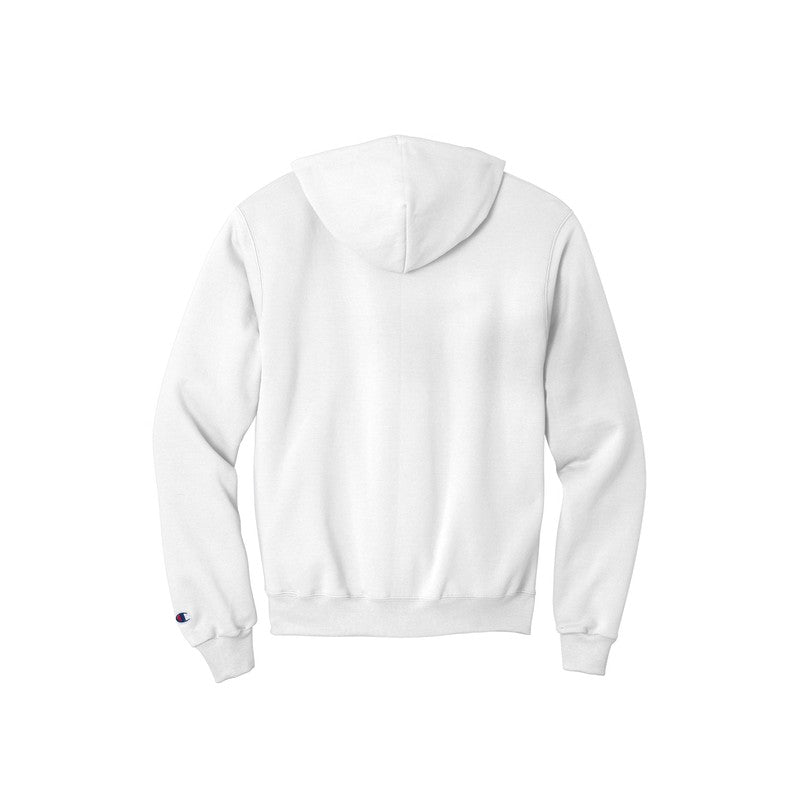 MEN'S Champion® Eco Fleece Pullover Hoodie - White