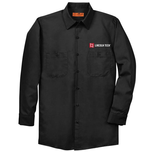 Red Kap® Long Sleeve Industrial Work Shirt - Black