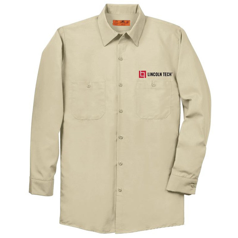 Red Kap® Long Sleeve Industrial Work Shirt - Light Tan