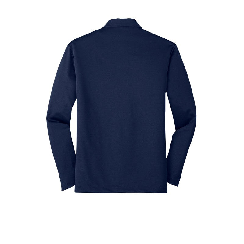 Performance Long Sleeve Polo - Navy