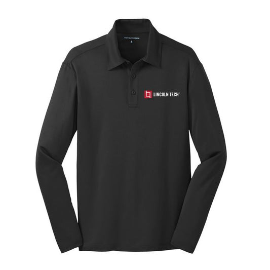 Performance Long Sleeve Polo - Black