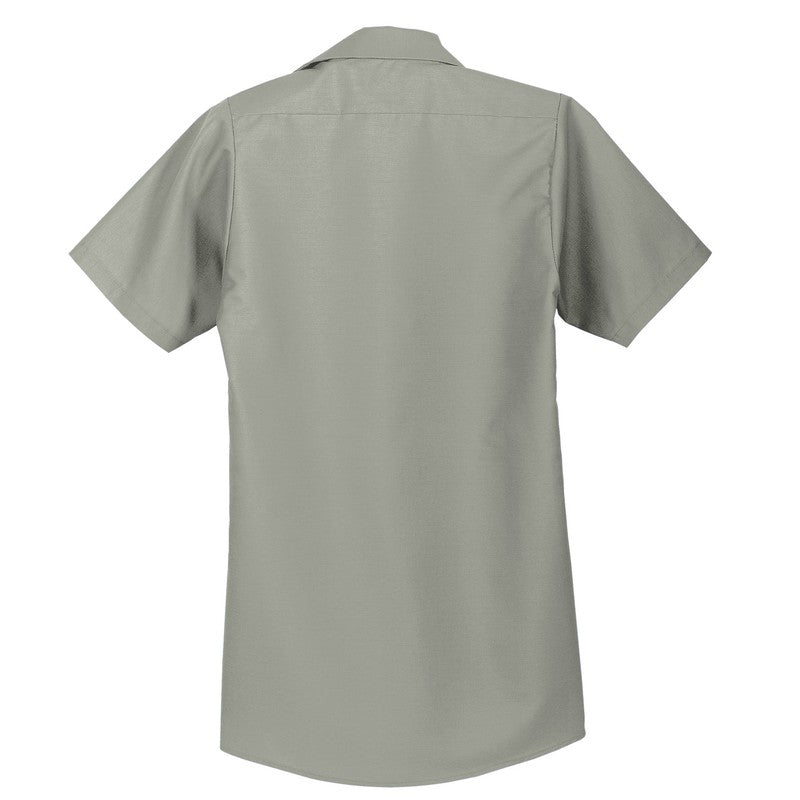 Red Kap® Short Sleeve Industrial Work Shirt - Light Grey