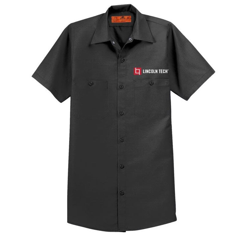 Red Kap® Short Sleeve Industrial Work Shirt - Charcoal