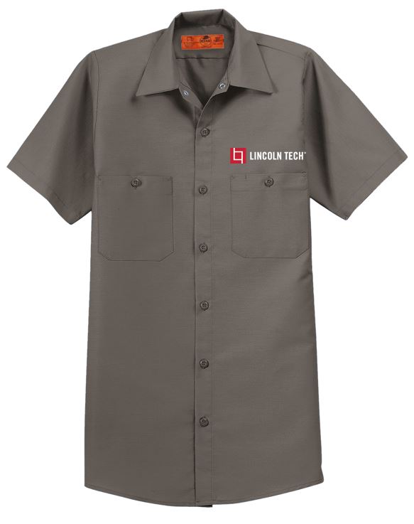 Red Kap® Short Sleeve Industrial Work Shirt - Grey