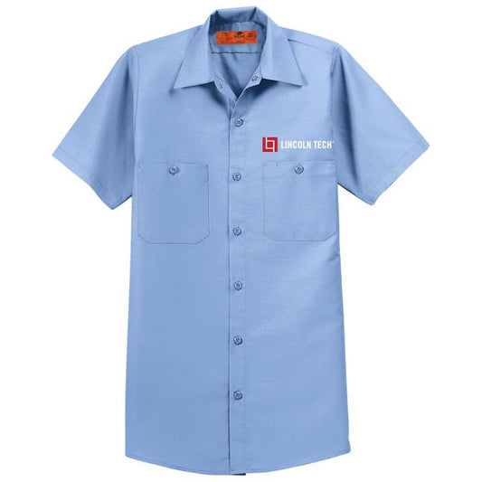 Red Kap® Short Sleeve Industrial Work Shirt - Light Blue