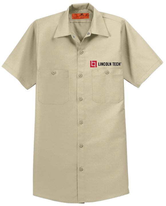 Red Kap® Short Sleeve Industrial Work Shirt - Light Tan